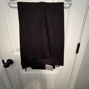 Kasper Petite XL Silver Label chocolate pull on ladies trousers.